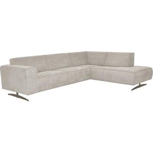 Hoekbank Lambada Chaise Longue Rechts - Stof Mine Grijs 180 - 2,76 x 2,10 mtr breed