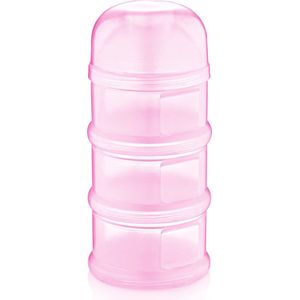 Melkpoedercontainer Babyjem 3-laags Roze