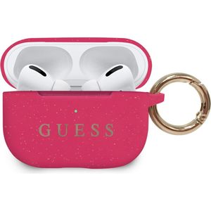 Guess AirPods Pro Case met ring - Fuchsia