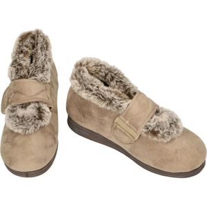 Padders -Dames - beige - pantoffels - maat 36