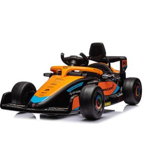 McLaren F1 ® - Elektrische kinderauto - 12 V - Met Afstandsbediening en Muziek - Accuauto - Met verlichting - Oranje