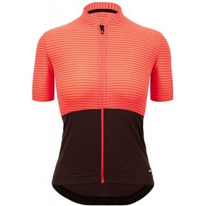 Santini Colore Riga Korte Mouwen Fietsshirt Oranje XS Vrouw