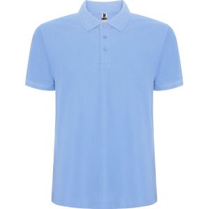 Licht Blauwe kinder unisex Polo korte mouwen Pegaso merk Roly 10 jaar 134-140