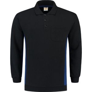 Tricorp Bi-Color Polo/Sweater - Workwear - 302001 - navy / koningsblauw - maat XS