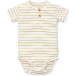 Little Dutch Romper - Maat 62 - Romper korte mouw Jongens & Meisjes - Multi Stripe, Meerkleurig - Little Farm