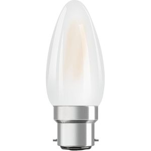 OSRAM LED Flame matglazen lamp - 4 W = 40 W - B22 - Warm wit