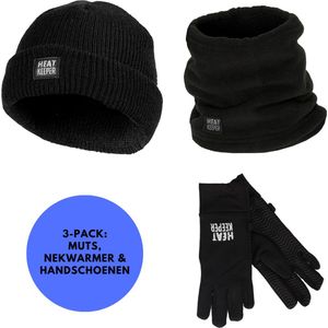 Heatkeeper - Allround winterset kinderen 5 tot 8 jaar - Muts/sjaal/handschoenen
