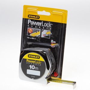 STANLEY Rolbandmaat Powerlock 10m - 25mm