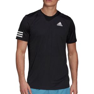 adidas Club 3-Stripes Sportshirt Heren - Maat XL