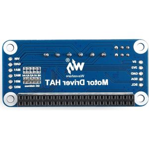 Motor Driver HAT for Raspberry Pi Zero/Zero W/Zero WH/2B/3B/3B+ I2C Interface - Drive Two DC Motors - DIY Mobile Robots - Dual Motor Control