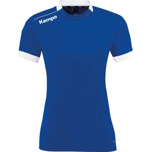 Kempa Player Shirt Dames Royal-Wit Maat 2XL