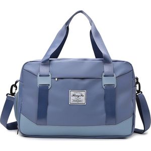 Geweo reistas - Weekendtas - 45x36x20 - Sporttas - Duffel tas - Met Afneembare Schouderband - Blauw