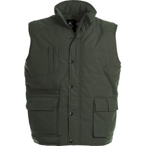 B&C - HEREN BODYWARMER - OLIJF GROEN - MAAT XXL.