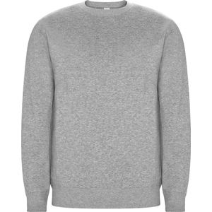 Licht Grijze unisex Eco sweater Batian merk Roly maat L