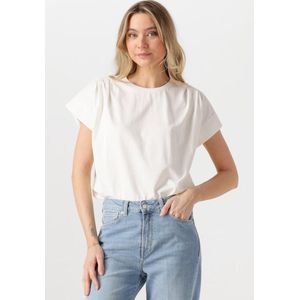 Minus Sevira T-shirt Tops & T-shirts Dames - Shirt - Wit - Maat L