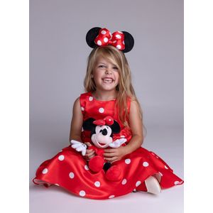 Diadeem-fotoshoot-muizen oren-muis-haarbeugel-themafeest-kinderverjaardag-haarband-luxe-3D-rood stippen