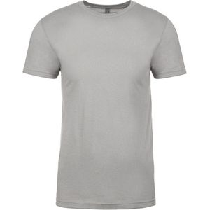 Men´s Crew Neck T-Shirt met korte mouwen Light Grey - XL