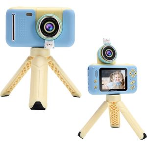 Montiplay® Vlog camera Kinderen Blauw - Vlog Camera voor Beginners - Vloggercam - Kindercamera - Kinder Camera Digitaal - 32GB