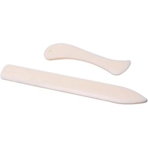 Paper Creaser Set Bone Folder Scorer Crease Marker voor Papier Ambachten Kaarten Maken Kantoorartikelen en Handgemaakte Boeken Boekbinden 2 Stuks