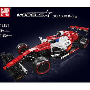 Mould King 13151 - Formula 1 (RC) - Alpha Romeo - Bestuurbaar - Technic - 1158 onderdelen - Bouwset - Lego compatibel