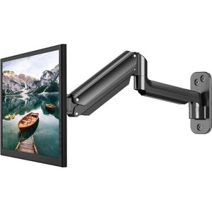 Wandhouder voor PC-monitor 17-32 inch - Ergonomisch verstelbare monitorarm tot 8 kg - VESA 75/100/200