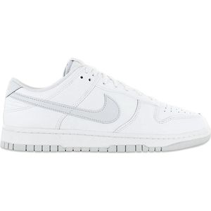 Nike Dunk Low Retro - Heren Sneakers Schoenen Leer Wit DV0831-101 - Maat EU 40.5 US 7.5