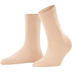 FALKE Cotton Touch Business & Casual Katoen Sokken Dames beige - Maat 39-42