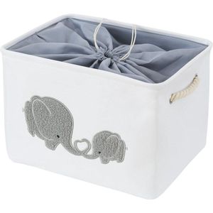 Opvouwbare speelgoedmand - Grote wasmanden olifant speelgoedbox voor kinderspeelgoed - Kinderkamer opbergmand