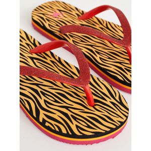 WE Fashion Meisjes teenslippers met dessin