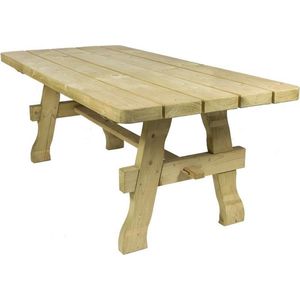 MaximaVida houten tuintafel Provence 200 cm - 60 mm houtdikte