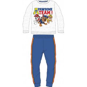 Paw Patrol Nickelodeon Pyjama - Mele grijs/blauw. Maat: 128 cm / 8 jaar
