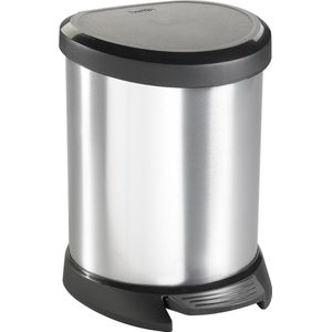 Curver Decobin Pedaalemmer - 5L - Metallic