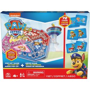 PAW Patrol - bundel met Pop-Up-spel en memo-spel