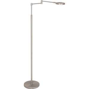 Steinhauer Vloerlamp Soleil Grijs met Zwenkarm & Accu