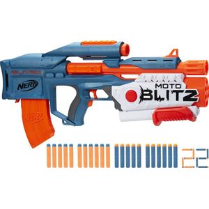 NERF Elite 2.0 Motoblitz Blaster - Schiet 6 Darts Tegelijk! Geschikt voor Kinderen vanaf 8 jaar