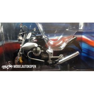 Moto Guzzi Breva V1100 (Zwart) (12 cm) 1/24 Atlas Superbikes - Modelmotor - Schaalmodel - Model motor - Miniatuurmotor - Miniatuur motor