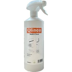 Warmtepomp reiniger, airco reiniger, ventilatie reiniger Qlineo Multi Clean 1 liter voor het reinigen van de mantel (buiten en binnenkant), condenswaterbak en ventilatoren van warmtepompen, airco`s en ventilatiesystemen