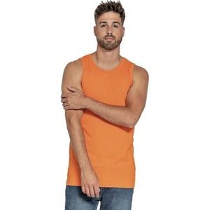 Grote maten oranje tanktop/singlet voor heren - Holland feest kleding - Supporters/fan artikelen - Plus size herenkleding hemden XXXL