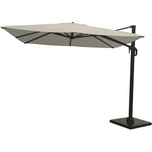 Nesling Coolfit zweefparasol 300x300cm, Gebroken Wit