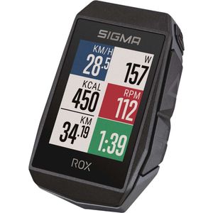 Sigma Sport ROX 11.1 EVO GPS Fietscomputer - Zwart - HR + Cad/Snelhd. magneetloze sensoren set