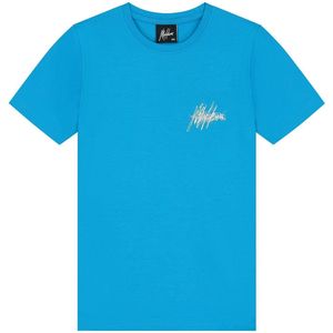 Malelions Zomer t-shirt jongens - aqua blauw - Splash