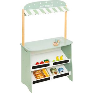 Atmosphera Kids Houten Speelgoedwinkel - 60x29x99cm - Lichtgroen