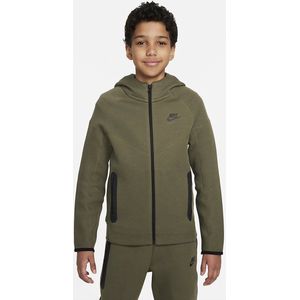 Nike Sportswear Tech Fleece Hoodie Kids Mica Green Maat 122/128