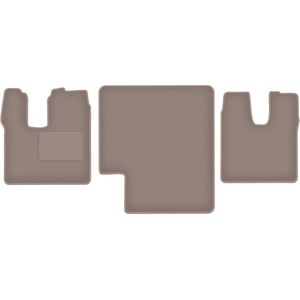 Beige voormatten voor: MAN TGL / TGM smal, slaapcabine 3-delig (2005-)