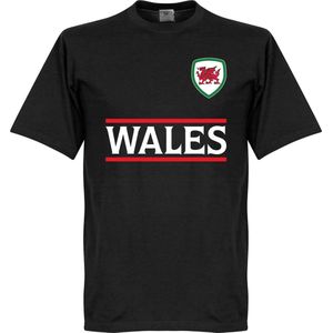 Wales Team T-Shirt - Zwart - XXXXL