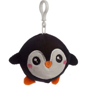 Sleutelhanger Adoramals Squeezies Knijpbare Pinguin Pluche - 7,5cm