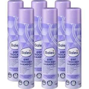 Balea Droogshampoo 6in1 - VOORDEELVERPAKKING | 6x200ml | Multifunctioneel