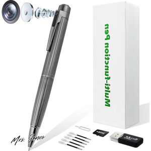 Mrs. Jones Spionagepencamera verborgen 1080p 64 GB video- en audio-opname met bewegingsbewaking_COMPLETE_HIDDEN_CAMERA. .