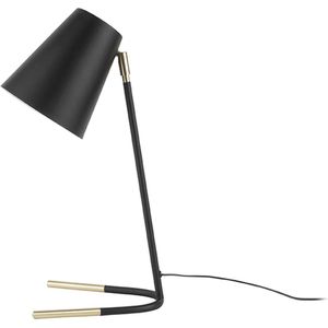 Tafellamp - Edel - Metaal - Zwart - met goudaccenten