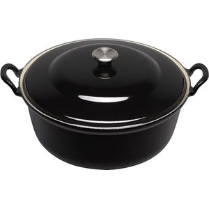 Le Creuset Faitout Braadpan - 2,4 l - Ø 24 cm - Ebbenzwart